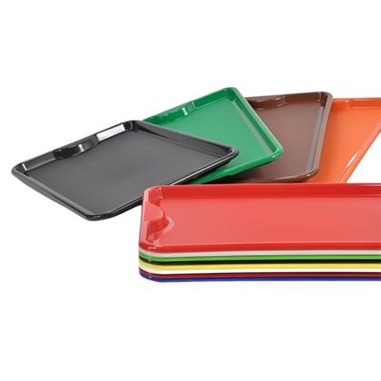 Imagem de 6 Bandeja Plástica Retangular Self Service Restaurante 48x33 Multiuso