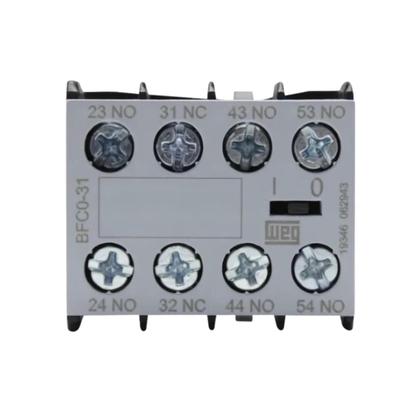 Imagem de 6 Blocos Contato Auxiliar BFC0-31 WEG 3NA+1NF CWC 690v 60Hz