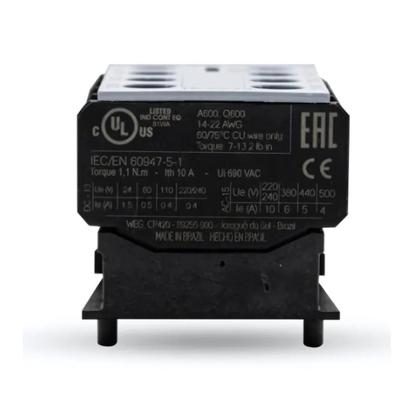 Imagem de 6 Blocos Contato Auxiliar BFC0-31 WEG 3NA+1NF CWC 690v 60Hz