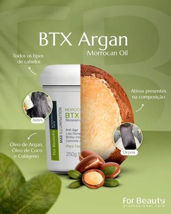 Imagem de 6 Btx Moroccan Capilar Argan Max Illumination For Beauty 1kg