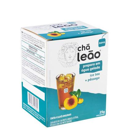 Imagem de 6 Caixas Chá Gelado Leão Ice Tea C/ Pêssego 10un 25g