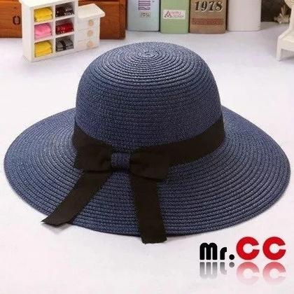Imagem de 6 Chapéu Praia Feminino Viseira Palha Aba Luxo Piscina Verão