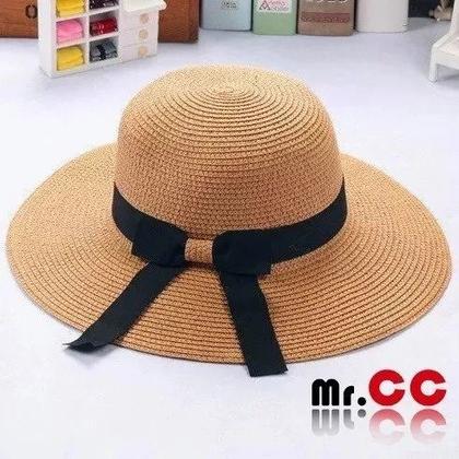 Imagem de 6 Chapéu Praia Feminino Viseira Palha Aba Luxo Piscina Verão