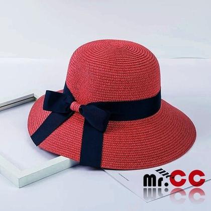 Imagem de 6 Chapéu Praia Feminino Viseira Palha Aba Luxo Piscina Verão