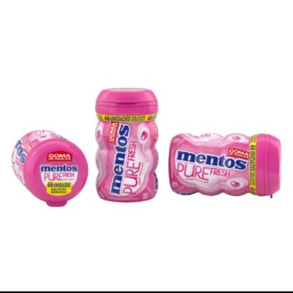 Imagem de 6 Chiclete Mentos Pure Fresh TUTTI FRUTTI zero açucar 92g