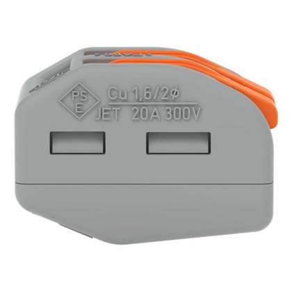 Imagem de 6 Conectores Wago Original C/ Alavanca 2 Polos Até 4mm