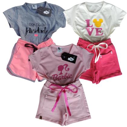 Imagem de 6 conjuntos de verão meninas infantil/juvenil