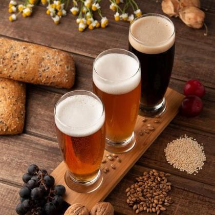 Imagem de 6 Copo de Vidro Munich Nadir Tulipa 300ML Cerveja Chopp