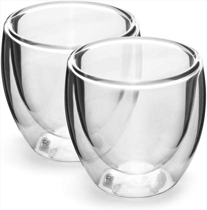 Imagem de 6 Copos De Vidro Borasilicato Dupla camada 100ml Nespresso
