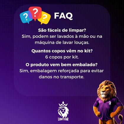 Imagem de 6 Copos Quadrados Vidro 320ml Jogo Sofisticado Kit Resistente Design Conjunto Moderno Elegante Festa