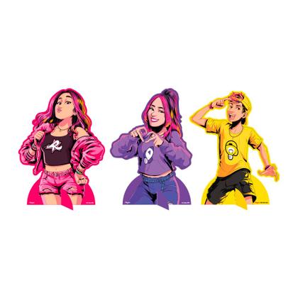 Imagem de 6 Decoração Display de mesa Emilly Vick festa aniversário