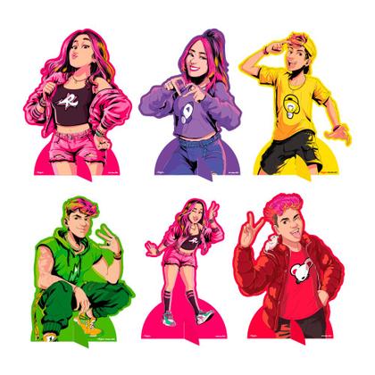 Imagem de 6 Decoração Display de mesa Emilly Vick festa aniversário