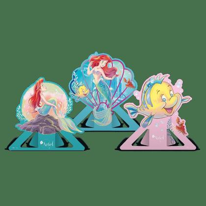 Imagem de 6 Display de mesa Decoração Ariel Festa Pequena sereia anive