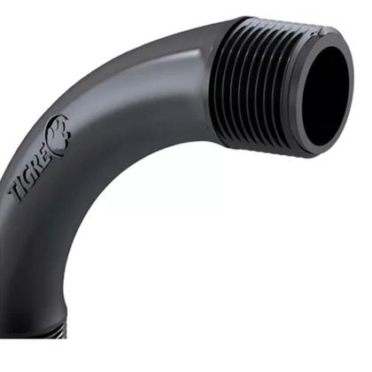 Imagem de 6 Eletrodutos Tigre Curva 90g Pt Pvc 1 1/2  Antichama