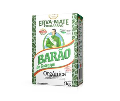 Imagem de 6 Erva Mate Chimarrão BARÃO ORGÂNICA Vácuo Sem Glúten 1kg