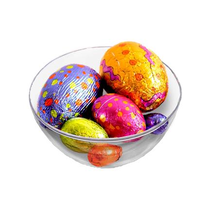 Imagem de 6 esferas acrilicas transparente mais durabilidade 7cm