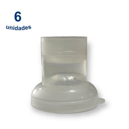 Imagem de 6 Gel Desodorizador Adesivo Perfumado com Aplicador Vaso até 150 Descargas 7g Marca Aplik - Envio Já