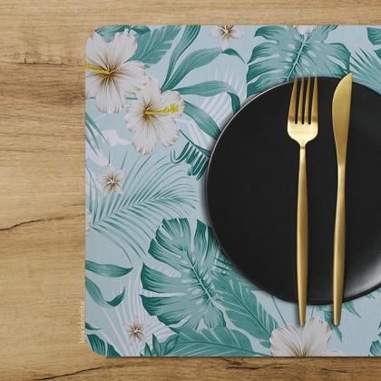 Imagem de 6 Jogo Americano Botânica Vd Impermeável Pvc 6 Lugares