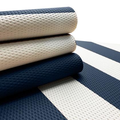 Imagem de 6 Jogo Americano Navy Alto Padrão Impermeável Redondo Br Az