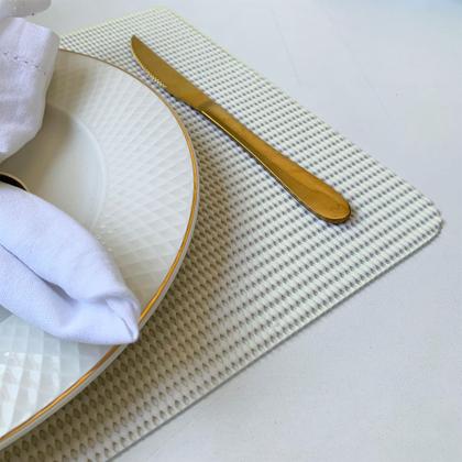 Imagem de 6 Jogo Americano PVC Antiderrapante Resistente New Flex Vr