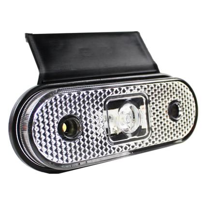 Imagem de 6 Lanterna Lateral Caminhão Carreta Facchini LED CR +Suporte