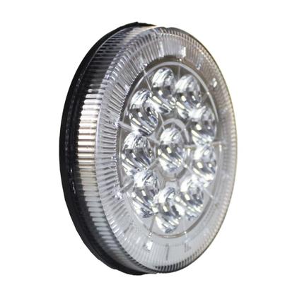 Imagem de 6 Lanterna Traseira 125mm Caminhão Carreta Mod. Randon 10 LED 24V +Conector