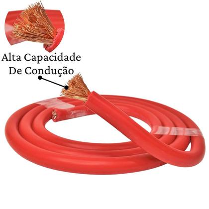 Imagem de 6 Metros Cabo Automotivo Emborrachado 16,0mm Flexível Som De Carro Instalação 16mm Força 6m