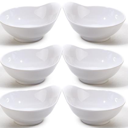 Imagem de 6 Molheiras Pote Bowl em Melamina 200ml Alça Finger Foods
