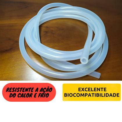 Imagem de 6 Mt Extensão Extensor De Silicone Para Oxigênio Medicinal conector de pronga home care o2 care