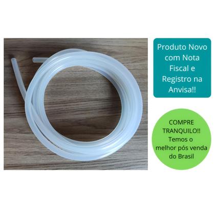 Imagem de 6 Mt Extensão Extensor De Silicone Para Oxigênio Medicinal conector de pronga home care o2 care