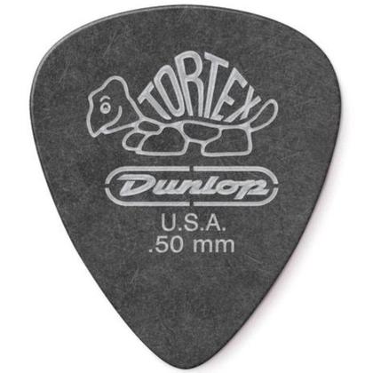 Imagem de 6 Palheta DUNLOP Tortex 0.50 mm Standard guitarra 488R preta