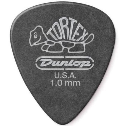 Imagem de 6 Palheta DUNLOP Tortex 1.0 mm Standard guitarra 488R preta