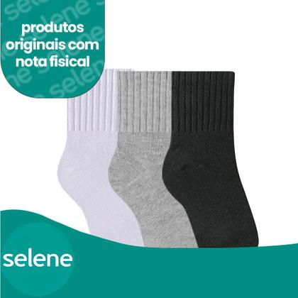 Imagem de 6 Pares De Meias Infantil Cano Médio Em Algodão Para Menino E Menina