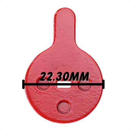 Imagem de 6 Pares de Pastilhas de Freio Redonda Furada com Mola para Freio a Disco de Bicicleta MTB e Passeio, Alta Durabilidade