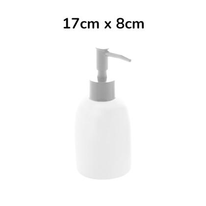 Imagem de 6 Peças Porta Escova Porta Sabonete Travessa Cerâmica Branca