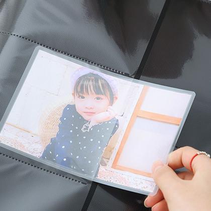 Imagem de 6 Polegadas 800 Folhas Inserem Tipo PU Álbum de Foto de CouroLarge Capacidade Família Bebê Casamento Foto Álbum Foto Livro de Fotos Do Livro de Fotos Para Amigos Álbuns de Fotos (preto)