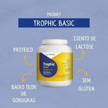 Imagem de 6 Potes De Trophic Basic 800g Dieta Enteral Prodiet 