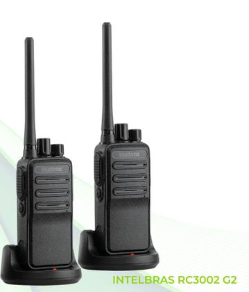 Imagem de 6 Rádios Comunicadores Intelbras Rc3002 UHF Longo Alcance Até 20km