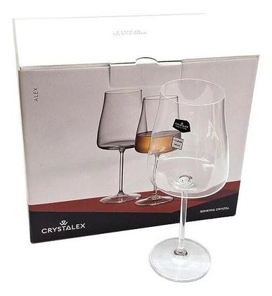 Imagem de 6 Taças Vinho Cristal Titanium 400ml Bohemia