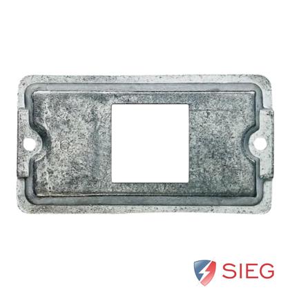 Imagem de 6 Tampa Condulete Múltiplo 2 Interruptor Tecla 1 Polegada Sieg