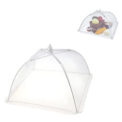Imagem de 6 Telas Protetor de Comida Rede Tule Ideal Mesa Cozinha 32cm