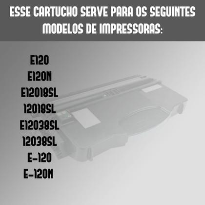 Imagem de 6 Toner Compativel E120 E120n 12018sl E12038sl E12018sl