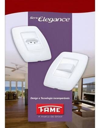 Imagem de 6 Un Módulo Interruptor Simples 10a/250v Fame Elegance