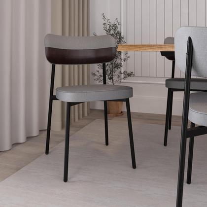 Imagem de 6 Unidades Cadeira Alloa fixa C/4 Pés 50 X 44,7 X 83,8 cm