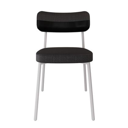 Imagem de 6 Unidades Cadeira Alloa fixa C/4 Pés 50 X 44,7 X 83,8 cm Pés Brancos