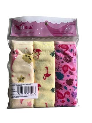 Imagem de 6 Unidades  Estampadas Sortidas Calcinha Infantil 100% Algodão - REF.010