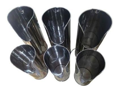 Imagem de 6 Unidades Suporte Inox Batom Água 10 Litros Co2 6 Kgs