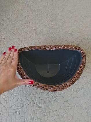 Imagem de 6 Vaso De Parede Floreira Com Gancho 28 X 20 Cm Grande
