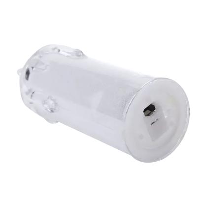 Imagem de 6 Velas LED Transparente Luz Eletrônica Decorativa 8cm