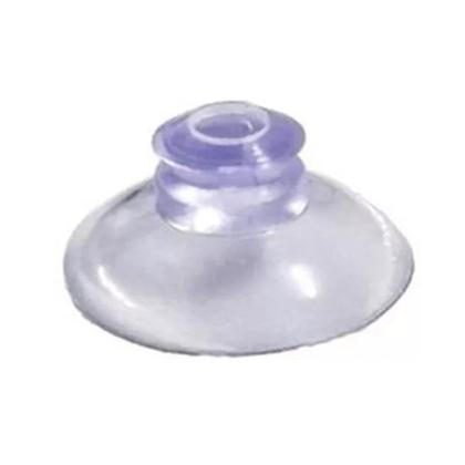 Imagem de 6 Ventosas de 20mm (2cm) De PVC P/ Vidro E Superfícies Lisas